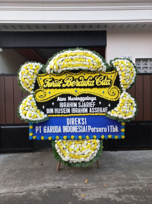 Papan Bunga Duka di Fontein