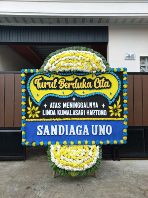 Papan Bunga Duka di Fontein